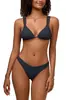 Maiô Duas Peças Estilo Novo para Mulheres, Exportação para Europa e América, Conjunto Biquíni, Cor Sólida, Costas Nuas, Moda Praia Sexy Hot Girl