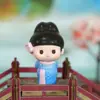 Caja Misteriosa Mini Figura Estilo Chino, Dama Estilo Antiguo, Souvenir Turístico Cultural y Creativo de Xi'An, Adorno Creativo y Lindo