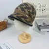 Gorro de Lana de Invierno para Mujer, Madre, Gorro de Punto Cálido y Engrosado para Personas Mayores, de Mediana Edad y Mayores, Forro de Lana de Pelo de Conejo, Moderno y Casual