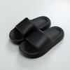 Temu Dropshipping Pantuflas para Hombre y Mujer Eva Suela Gruesa Antideslizantes Verano Interior Sandalias de Baño Venta al por Mayor Ligeras Uva