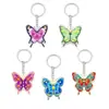Chaveiro Acrílico Borboleta Novo Transfronteiriço Pingente Colorido de Primavera Joia Pequeno Presente
