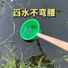 Pala de Estiércol Agrícola de Mango Largo para Uso Doméstico, Cucharón de Goma Espesa para Agua para Riego, Pala de Estiércol, Cucharón de Goma para Agua para Riego, Cucharón de Agua de Plástico y Goma