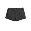 Elegantes Pantalones Cortos Sexy Casuales para Mujer 2026 Verano Nueva Moda Adelgazantes Estilo Traje Dobladillo Enrollado Hot Pants