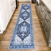 Alfombra de Pasillo Persa Transfronteriza Amazon Estilo Étnico Retro Felpudo para Puerta de Entrada Alfombra para Sala de Estar Resistente a Manchas Lista para la Venta