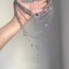 Collar de Cuentas Estilo Étnico Retro con Diseño Multicapa, Cadena Larga Elegante y Moderna para Mujer
