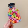 Gomas para el Pelo de Bebé para Niños, Bandas Elásticas de Alta Elasticidad, Nuevas Gomas Desechables en Lata, Cuerdas Arcoíris Coloridas