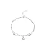 Pulsera de Hoja de Ginkgo para Mujer, Fresca y Lujosa, Diseño de Doble Capa, Joyería de Mano de Gama Alta y Versátil, Regalo para Mejor Amiga y Novia