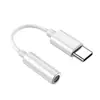 Adaptador de audio Tipo-C para escuchar canciones y hablar, orificio para auriculares de 3.5 mm, adaptador 2 en 1, convertidor de decodificación digital