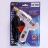 Dito 15/25W pistola de cola pequena com controle de temperatura pistola de cola fina com interruptor Branco com proteção para a boca pequena cola quente de fábrica