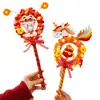 Regalos de Año Nuevo para el Año del Caballo, Accesorios para Fotos de Varita Mágica, Paquete de Materiales de Varilla Retorcida DIY para Niños, Pequeños Regalos para el Festival de Primavera