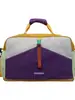 Bolsa de viaje juvenil y vibrante inspirada en el dopamina con bloques de color y compartimentos separados para artículos húmedos y secos, ideal para viajes de negocios y estudiantes, una bolsa de hombro versátil