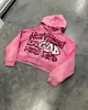 Sudadera con capucha Cross American Y2K de moda Hip Hop con estampado de letras Personalidad Estilo callejero Unisex Holgada Cremallera 265