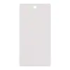 7.5*15cm Tarjeta de Pasador Gruesa en Blanco 100 Piezas de Empaque para Accesorios para el Cabello 2 Ranuras para Tarjeta Papel Tarjeta Clip BB Tarjeta Colgante DIY Lote
