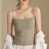 Camisola con Acolchado de Modal para Mujer, Nuevo Hermoso Espalda, Ropa Interior Tubo, Top sin Mangas Todo en Uno