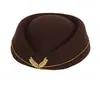 Venta al por mayor de sombreros para azafatas, sombreros para mujer de Hainan Airlines, sombreros para banda de actuación escénica, envío directo de una pieza