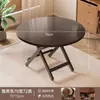Mesa plegable, mesa de comedor, adecuada para apartamentos pequeños, mesa plegable para propiedades de alquiler, mesa exterior portátil, mesa redonda para puestos de mercado