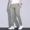 Nuevos Pantalones Casuales de Otoño para Hombre, Pierna Recta Holgada Estilo Coreano, Pantalones Ligeros de Negocios Elásticos para Hombre, Pantalones Largos Versátiles de Moda