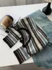 Suéter Base de Lana Merino de Punto Jacquard Bloque de Color Estilo Étnico Cuello Redondo para Mujer, Suéter Delgado de Manga Larga para Primavera y Otoño para Vestir en Capas