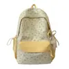 Mochila nueva estilo ins japonés para mujer, linda bolsa escolar con estampado floral, mochila ligera para ir al trabajo para estudiantes de secundaria, estilo femenino