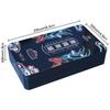 Caja rectangular personalizada de hojalata con papel de fácil extracción y Poligonatum en relieve Fruta conservada Envase de caja de hojalata para alimentos y productos de salud