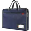 Bolsa Portadocumentos Portátil de Gran Capacidad con Cremallera para Conferencia de Lona Oxford para Negocios, Maletín Impermeable para Hombres