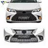 Adecuado para modelos Camry 2007-2014, Kit de Parachoques Delantero de Actualización Estilo Lexus, Incluye Luces Antiniebla Delanteras