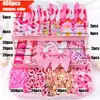 Set de regalo de accesorios para el cabello para niños, ligas para el cabello de bebé, pinzas laterales para niñas, accesorios para el cabello, cuerdas para el cabello de princesa para niñas