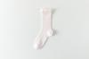 Calcetines para Mujer Verano Delgados Algodón sin Costuras Gasa Tubo Medio Malla Sling Transpirables Delgados Algodón Blanco Encaje Confinamiento Pila