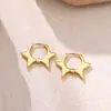 Pendientes de Estrella Minimalistas de Lujo Ligero Transfronterizos con un Estilo Metálico Fresco Único y Sofisticado Pendientes con Forma de Estrella Venta al por Mayor