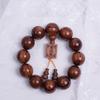 Famosas Pulseiras de Sândalo com Pingentes, Pau-Rosa, Huanghuali, Contas de Mogno, Pontos Turísticos, Templos, Pulseiras de Madeira no Atacado