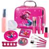 Cosméticos Auténticos con Impuestos Incluidos, Juguetes para Niños, Accesorios Realistas, Set de Maquillaje para Niñas, Bolso de Princesa, Set de Juego de Imitación