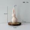 Vela Perfumada de Huevo de Pascua Transfronteriza Atmósfera Regalo Festivo Vela Redonda Vela