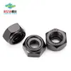 Tuerca de seguridad de nylon anti-aflojamiento de acero inoxidable 304 negra Tuerca autoblocante antideslizante con zincado negro M2.5M4M5M6M8