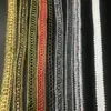 Palacio de Perlas Estilo Nuevo 15mm Gancho Bilateral de 8 Palabras Cinta de Seda Dorada y Plateada A18 Accesorios para Manga de Ropa Encaje