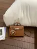 Bolso Pequeño de Platino de Alta Gama para Mujer 2026 Nuevo Moda Versátil Bolso Cruzado Exquisito Súper Moderno Bolso Kelly