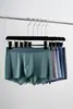 Ropa interior para hombre YPLRF en caja Modal Sin costuras Cintura media Alta elasticidad Boxer Pantalones cortos para hombre Sin costuras Planos Pantalones para hombre