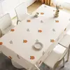 2025 Novo Modelo Mesa de Centro de Luxo Leve de Alta Qualidade Toalha de Mesa, Toalha de Mesa Floral Sazonal Pastoral, Impermeável, Resistente a Óleo, Lavável