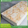 Painéis de Parede de Pedra-Plástico Folheado a Ouro, Painéis de Parede de Fundo com Padrão de Mármore Pedra-Plástico PVC, Resistentes ao Desgaste, Resistentes a Arranhões, Painéis de Parede UV de Espelho de Alto Brilho