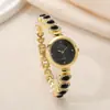 Pulsera Reloj Popular para Estudiantes de Comercio Exterior, Reloj de Mujer Incrustado con Diamantes, Pulsera Reloj de Joyería de Lujo Ligero, Moda Completa en Diamantes al por Mayor