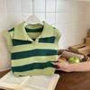 Ropa Infantil Montaigne 24 Primavera y Otoño Chaleco Suéter Laps Ropa Infantil Corea del Sur Estilo Ins Niño Chaleco de Punto Guapo Top