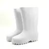 Botas de lluvia Lutai EVA personalizadas de fábrica, zapatos de lluvia de caña alta, zapatos de seguridad para fábrica de alimentos, zapatos de trabajo de cocina, impermeables y ligeros
