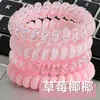 Cordón para Teléfono de Macarrón Floral Goma para el Cabello Estilo Coreano Goma para el Cabello Femenina Tirón Firme Resistente a la Tracción No se Deforma Cuidado del Cabello Goma para el Cabello Suave