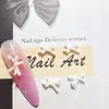 Novos Acessórios de Arte para Unhas Cartoon, Laço Colorido Fresco Versátil 3D para Unhas e Capa de Celular Acessórios de Resina DIY