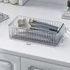 Cajón incorporado caja de almacenamiento de cosméticos partición acrílico tocador escritorio caja de almacenamiento estante para productos para el cuidado de la piel