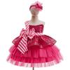 Vestido de Elfo Princesa de Natal Infantil Vestido para Festa de Natal Performance de Palco Vestido de Tutu de Malha Verde