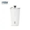 Tyeso Nueva Taishuo Taza de Café Taza Térmica con Popote en Forma de Diamante Taza de Agua para Niñas de Apariencia Elegante Gran Capacidad Taza para Coche