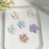 Color Sólido Tela Cosida a Mano Flor de Cinco Pétalos de Perla Tridimensional Accesorios para el Cabello Hechos a Mano para Bricolaje Ropa Funda de Teléfono Ropa para Muñecas Ropa para Mascotas