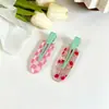 Lindo y Dulce Pasador de Color Jugo sin Costuras para Mujer, Pin para Flequillo con Brillo, Pin de Maquillaje con Forma de Uva, Pasador, Pinza para el Cabello, Accesorio para el Cabello