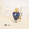 Colgante de Fresa Simulada Estilo Europeo y Americano, Encanto de Fresa Personalizado Estilo Lujo Ligero Bañado en Aceite, Colgante para Collar Llavero DIY