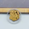 Adesivo para Celular de Ouro Puro 999 com 2mg de Ouro, "Princesa, Por Favor Fique Rica," "Tesouro, Dinheiro Importa," "Não Fique Bravo," Adesivo Criativo para Presente